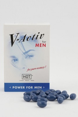 V-Active капсулы для мужчин 20шт Пищевая добавка для настоящих мужчин, которые знают толк в удовольствии. Острота черного перца и све...