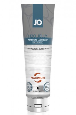 Персональный лубрикант на водной основе JO H2O JELLY - MAXIMUM 120 мл. JO H2O JELLY - MAXIMUM - густой, обволакивающий лубрикант для максимального комфорта. Идеально подхо...