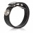 Кожаное эрекционное кольцо Leather 3-Snap Ring - 