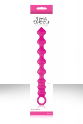 Анальная цепочка  Perles D&#039;Amour - Pink Анальная цепочка  Perles D'Amour - Pink розового цвета. Гладкий и эластичный материал легко подстраи...