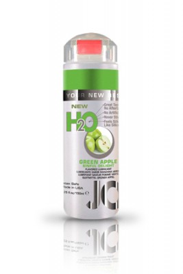 Ароматизированный лубрикант на водной основе JO Flavored  Green Apple H2O 160 мл. Ароматизированный лубрикант на водной основе JO Flavored  Green Apple - превосходный аромат грешного...