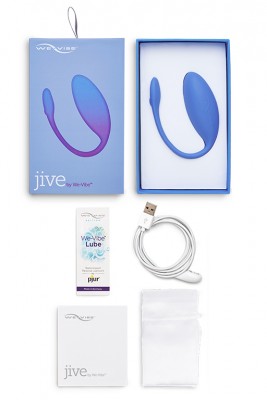Вибро-яйцо для ношения Jive by We-Vibe Blue Незабываемое удовольствие. Jive by We-Vibe™ – это надеваемый удобный бесшумный вибратор для точки G.