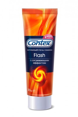 Гель-смазка Contex интимный Plus Flash c согревающим эффектом 30мл 