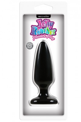 Анальная пробка средняя Jelly Rancher Pleasure Plug  -Medium - Black Анальная пробка средняя Jelly Rancher Pleasure Plug  -Medium - Black  черного цвета  . Податливый ма...