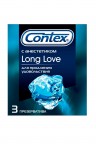 Презервативы "Contex" № 3 Long Love с анестетиком, продлевают удовольствие