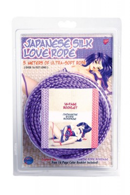 Фиксации Japanese Silk Love Rope, 5 м, фиолетовые Веревка Japanese Silk Love Rope фиолетовая из коллекции "Японский шелк" идеально подходит как для но...