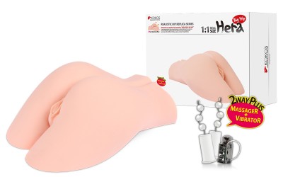 HERA BIG HIP+,мастурбатор девственница 3D вагина,анус полуторс, вибрация,ротация,голос 