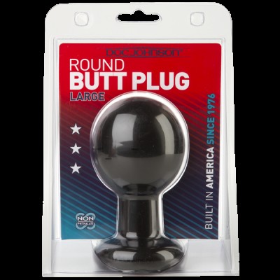 Анальная пробка большого размера Round Butt Plugs Large 